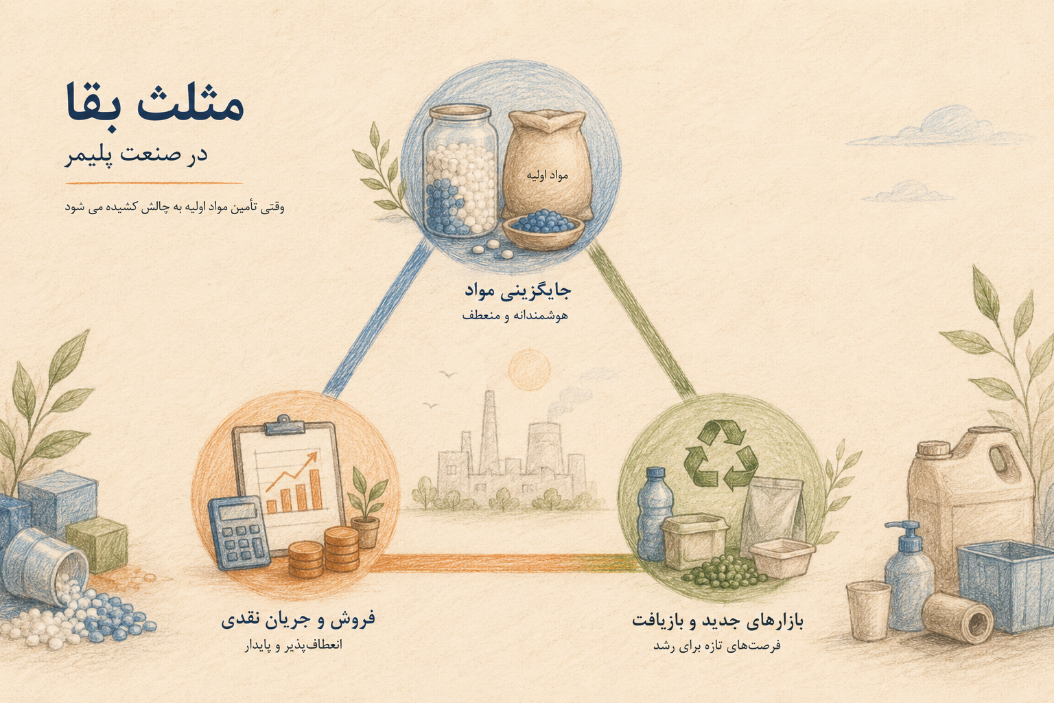 مثلث بقا در شرایط بحران